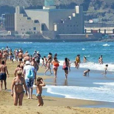 Estudio Playa Canteras 2-4P Wifi 500Mb ลาสปัลมาส เด กรานคานาเรีย ภายนอก รูปภาพ