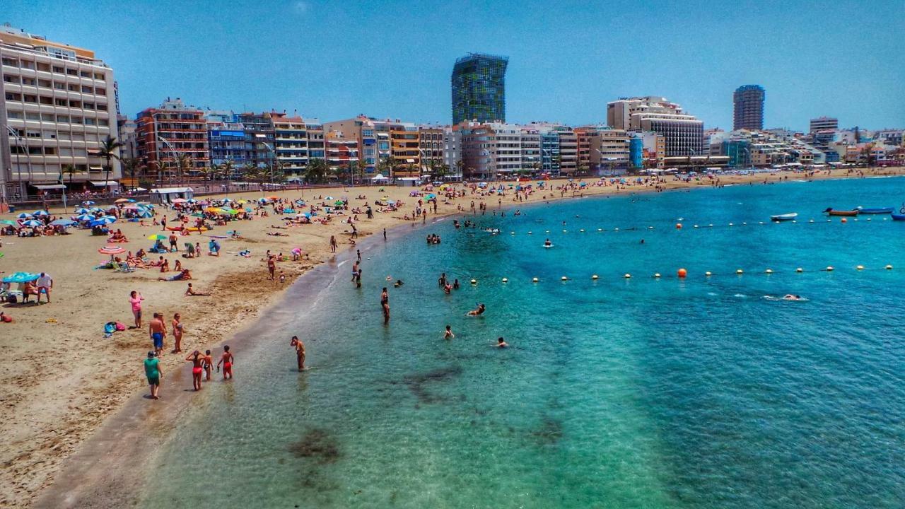 Estudio Playa Canteras 2-4P Wifi 500Mb ลาสปัลมาส เด กรานคานาเรีย ภายนอก รูปภาพ
